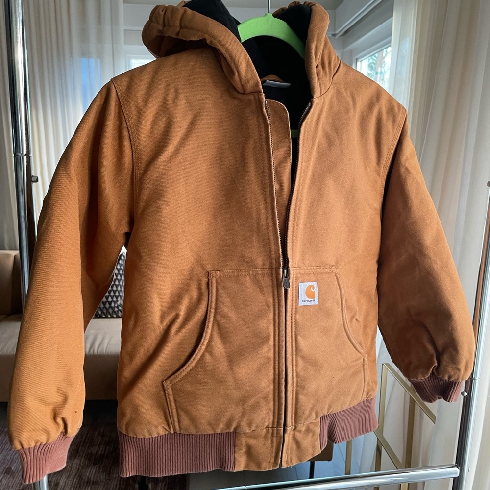 Carhartt Brown Hooded Jacket